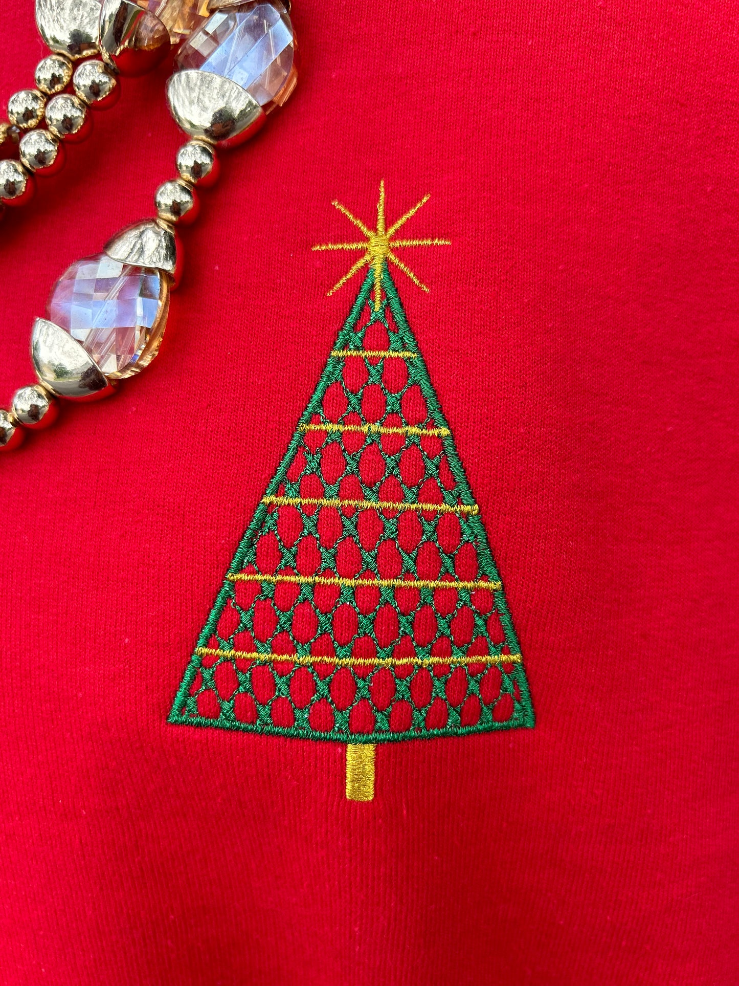 Chic Christmas Tree Sweatshirt