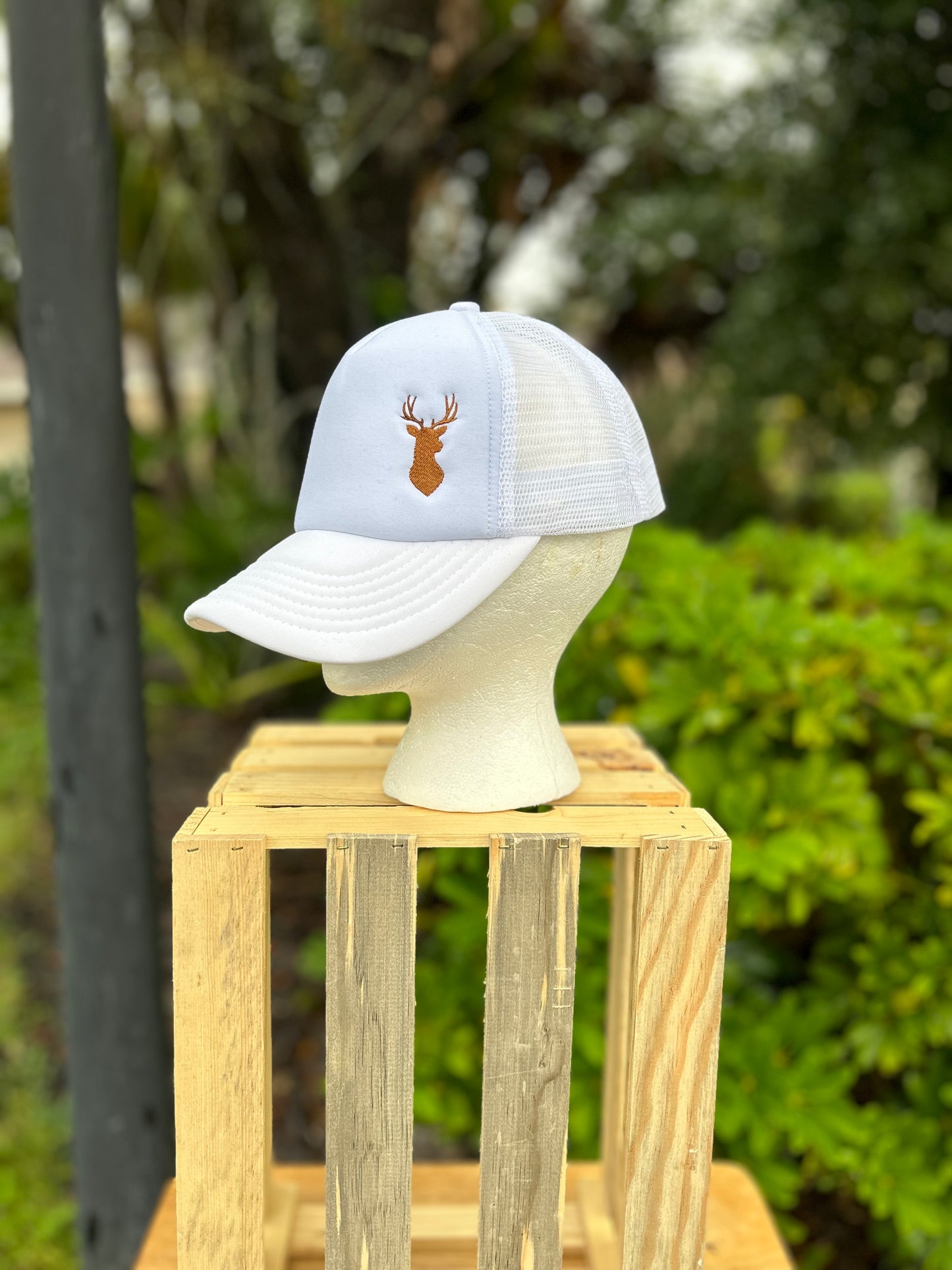 Buck “Deer” Head Foam Trucker Hat