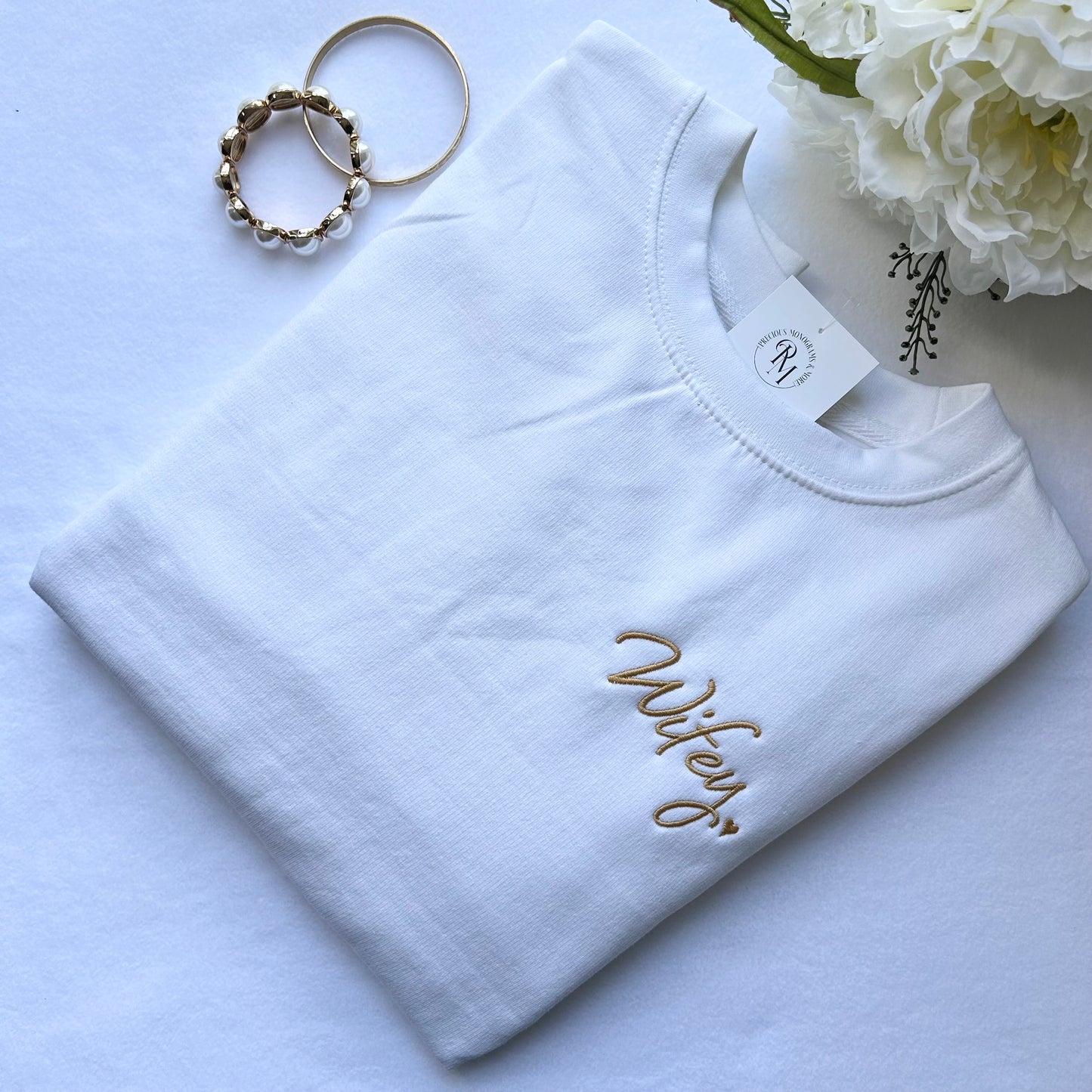 Wifey Left Chest Sweatshirt