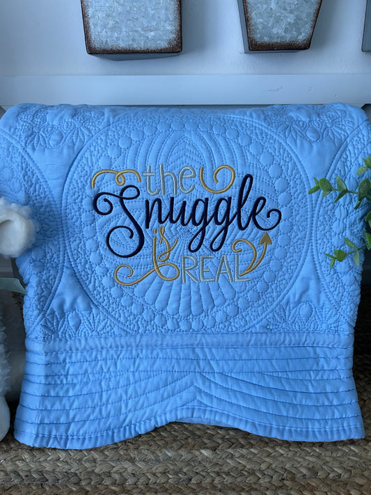 Baby Quilt - The Snuggle is Real