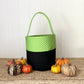 Green Polkadot Halloween Tote