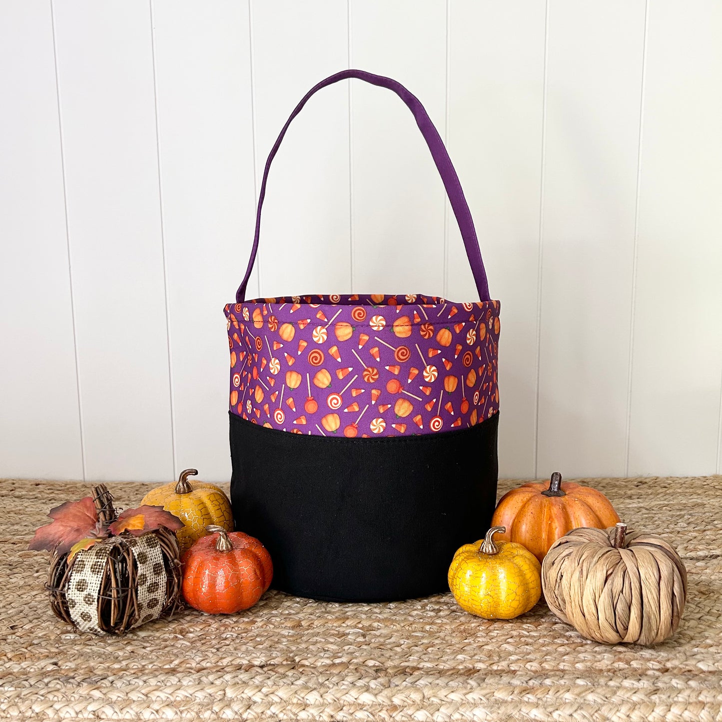 Candy Print Halloween Tote