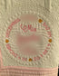 Birth Stat (Circle Design) Heirloom Baby Quilt