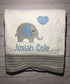 "Happy Elephant" Heirloom Baby Quilt